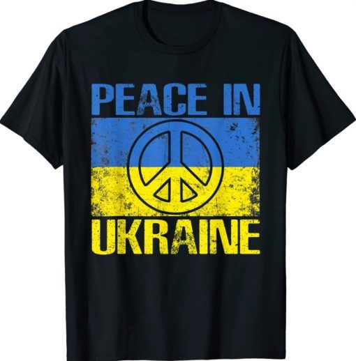 Stand with Ukraine Support Ukraine Peace in Ukraine Dove Vintage TShirt