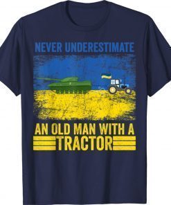 Ukrainian Farmer Steals Tank Never Underestimate Vintage Shirts