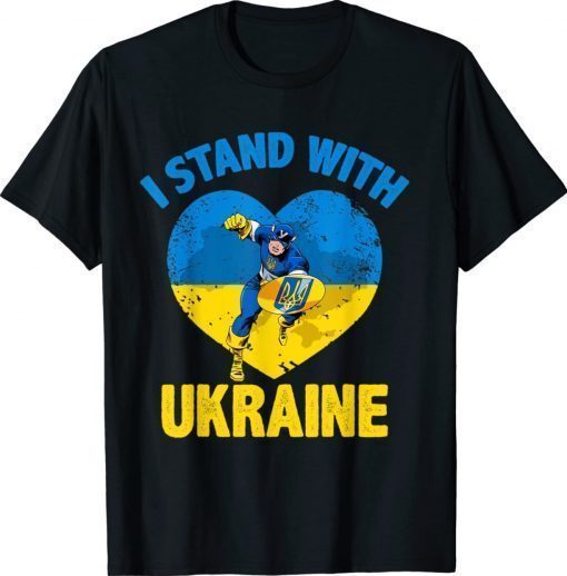 Captain Ukraine Support Ukrainian Flag Stand With Ukraine 2022 Shirts