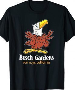 Vintage Bush Gardens Van Nuys Amusement Park Shirts