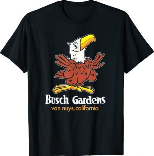 Vintage Bush Gardens Van Nuys Amusement Park Shirts