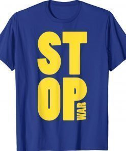 Stop War In Ukraine Support Ukrainians Ukrainian Flag Peace Vintage Shirts