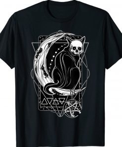 Tarot Card Crescent Moon And Cat 2022 Shirts