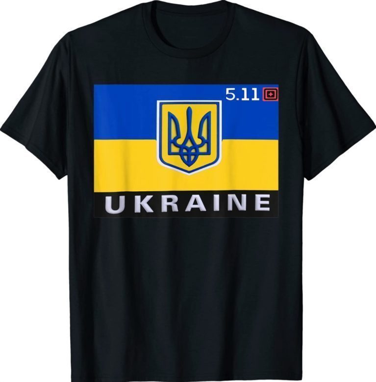 5.11 President Zelensky Support Ukraine Flag Shirts