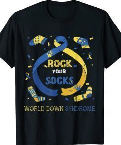 World Down Syndrome Day Rock Your Socks T21 Awareness Unisex TShirt