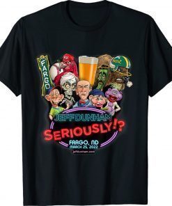 Official Jeff Dunham Fargo ND 2022 T-Shirt