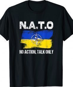 NATO No Action Talk Only Vintage T-Shirt