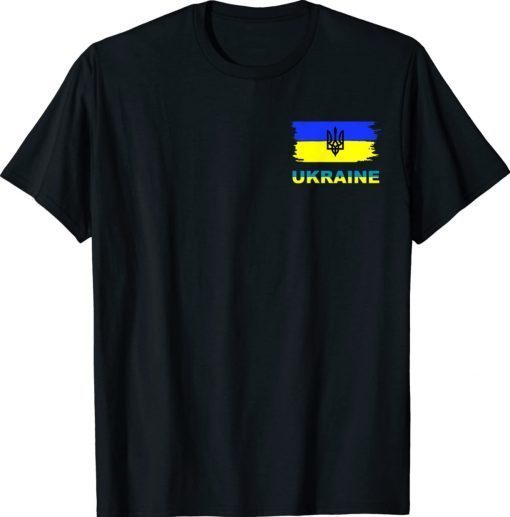 Ukraine Ukrainian Flag Ukrainians Pocket 2022 Shirts