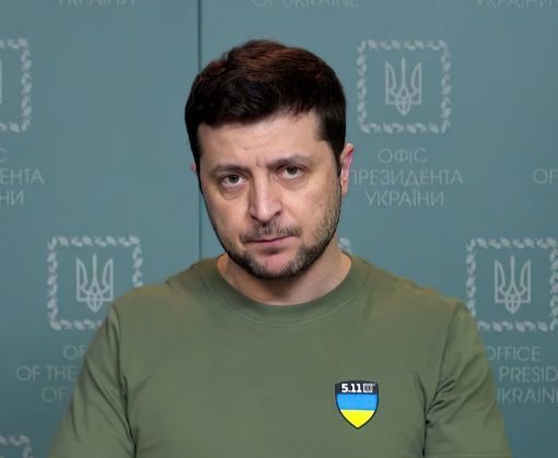 5.11 Ukraine Zelensky Ukrainian Flag Tee Shirt