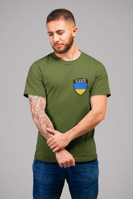 Vintage Logo 5.11 Stand With Ukraine T-Shirt