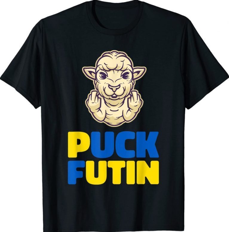 Sheep Puck Futin Stand With Ukraine Unisex TShirt