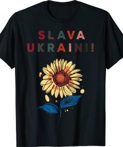 Slava Ukraini Sunflower Support Ukraine Vintage Shirts