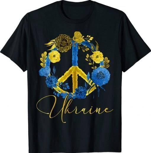 Sunflower Ukrainian Flag I Stand With Ukraine Ukraine Peace Vintage TShirt