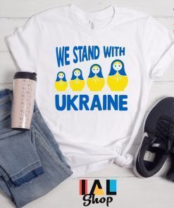 We Stand with Ukraine Free Ukraine T-Shirt