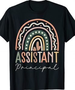 Assistant Principal Rainbow Funny Job Title School Worker 2022 Shirts