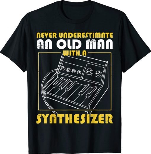 Synthesizer Synth Keyboard Electronic Musicians Modular Unisex TShirt