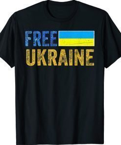 I Stand With Ukraine Ukrainian Flag Supporting Ukraine 2022 Shirts