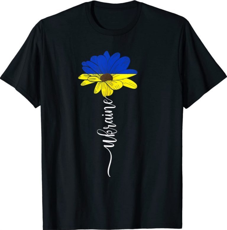 Vintage Ukraine Flag Sunflower Ukrainian Support Ukraine 2022 Shirts