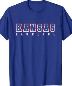 Cool KANSAS Blue & Red Kansas All Caps KANSAS Old School 2022 Shirts