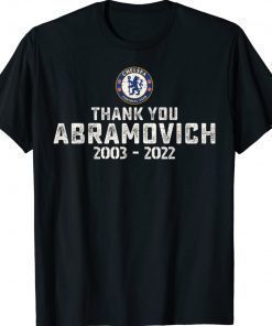 Thank You Roman Abramovich Chelsea Soccer Club Vintage TShirt