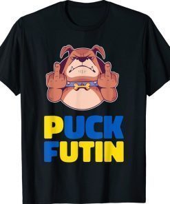 Puck Futin Stop War Stand With Ukraine Peace Dog Vintage Shirts