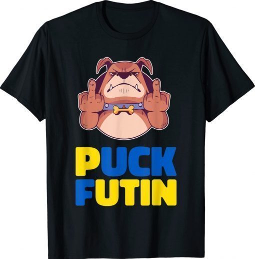 Puck Futin Stop War Stand With Ukraine Peace Dog Vintage Shirts