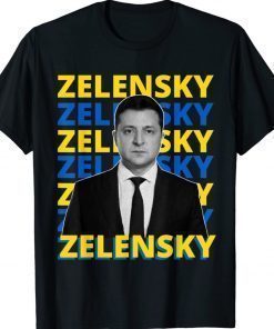 Volodymyr Zelensky President of Ukraine Support Ukraine 2022 Shirts