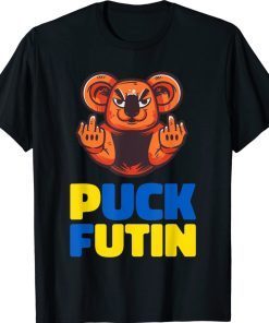 Koala Bear Puck Futin Stop War Shirt