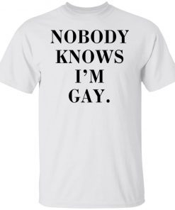 Nobody Knows I’m Gay 2022 T-Shirt