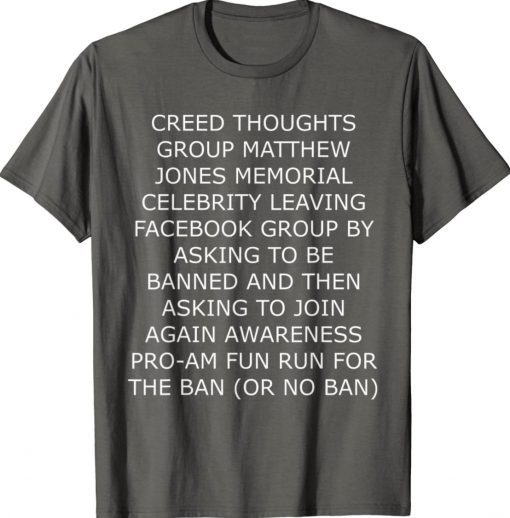 Creed Thoughts Matthew Unisex TShirt