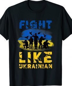 Fight Like Ukrainian Support Ukraine Vintage TShirt