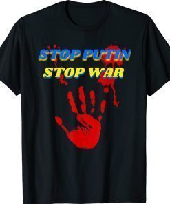 Stop Putin, Stop War, Support Ukraine, Stand With Ukraine Vintage Shirts