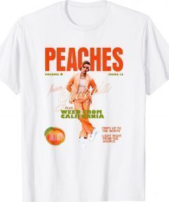 Justin Bieber Peaches White 2022 TShirt