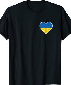 Ukraine Heart Ukraine Flag Pop 2022 Shirts