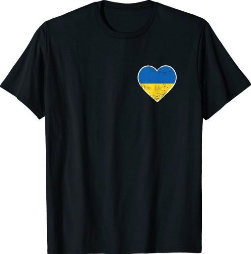 Ukraine Heart Ukraine Flag Pop 2022 Shirts