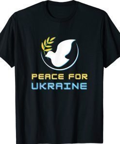 Peace for Ukraine Dove Stop War Unisex TShirt