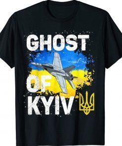 The Ghost of Kyiv Stand With Ukraine Flag Shirts