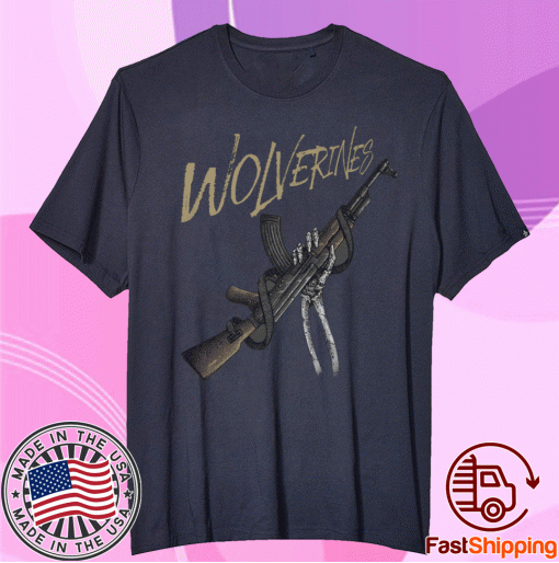 WOLVERINES GUN TEE SHIRT