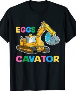 Easter Egg Hunt EggsCavator Toddlers Funny Digging Easter T-Shirt