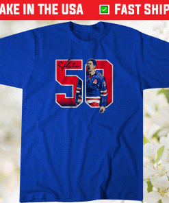 Vintage Chris Kreider 50 Goals New York Hockey T-Shirt