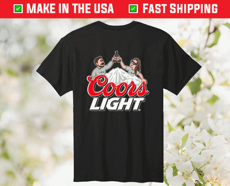 Coors x Pardon My Take Mountains Are Blue 2022 TShirt