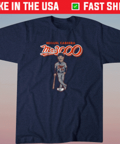 Miguel Cabrera Mr 3000 Hits Detroit Vintage TShirt