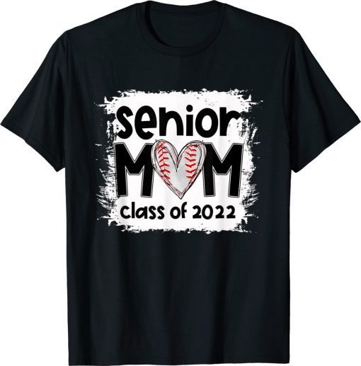 Baseball Senior Mom Class Of 2022 Baseball Mom Graduation Vintage TShirt