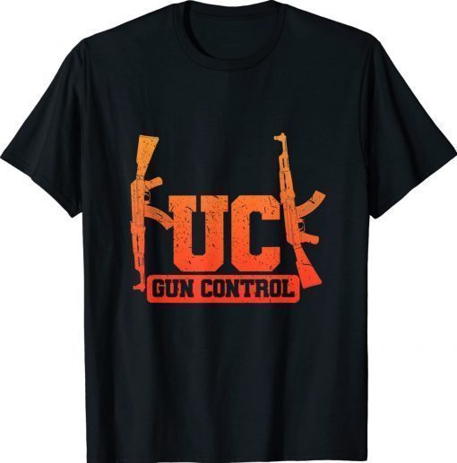 No Gun Control Gun Metal Trigger AK 47 Vintage TShirt