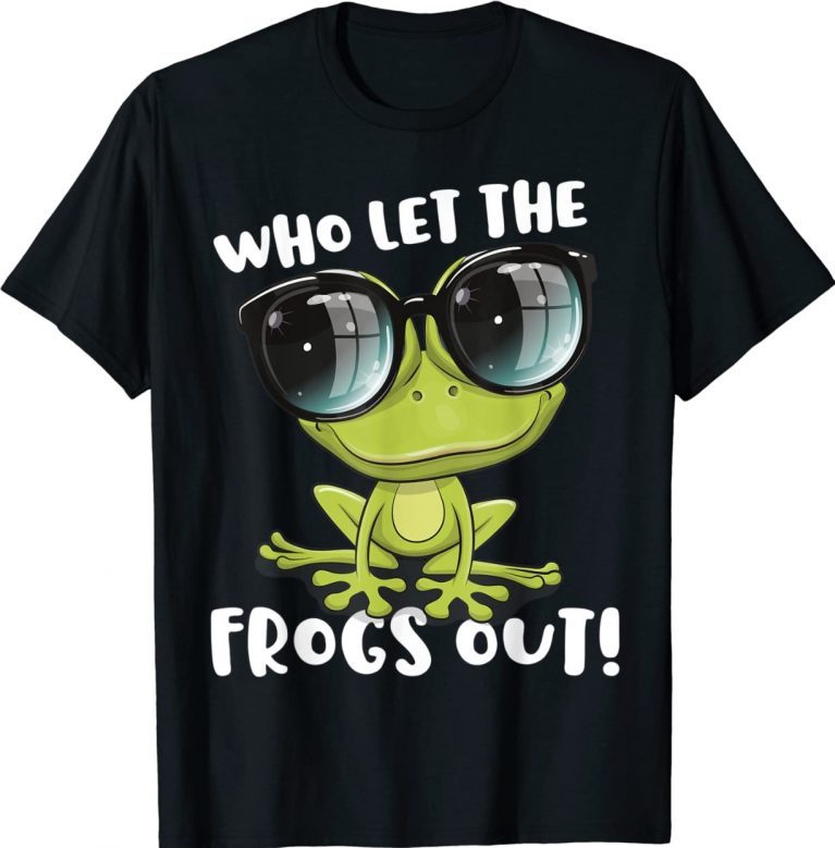 Passover Who Let the Frogs Out Jewish Seder Vintage T-Shirt