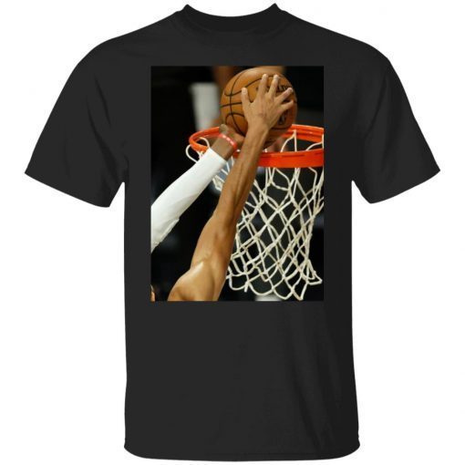Brendan Tobin Bam Adebayo Iconic Block On Jayson Tatum Basketball 2022 T-Shirt