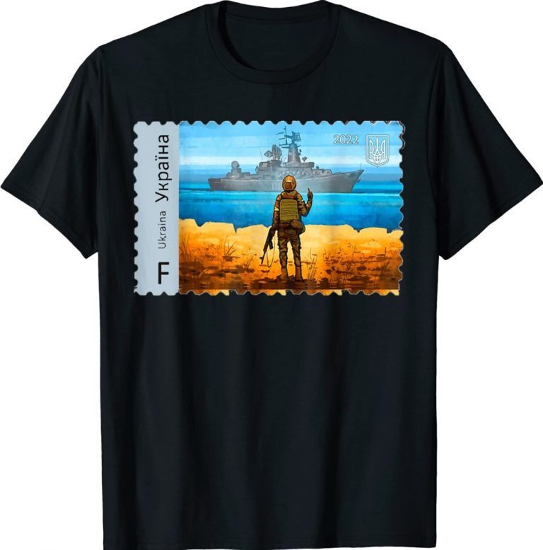 Ukraine Postage Stamp Ukrainian Flag Ukraine Pride 2022 Shirts