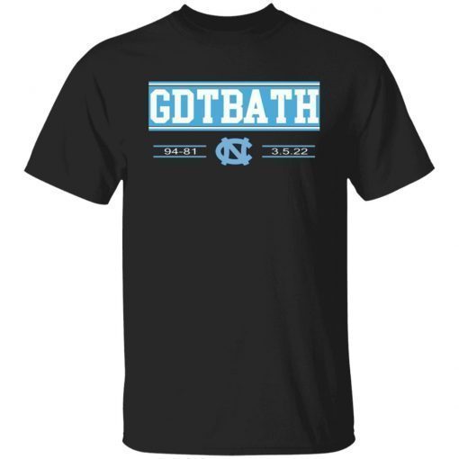 North Carolina Gdtbath Tee Shirt