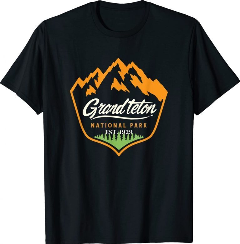 GRAND TETON NATIONAL PARK EST 1929 Vintage TShirt