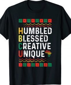 HBCU Humbled Blessed Creative Unique African Vintage T-Shirt